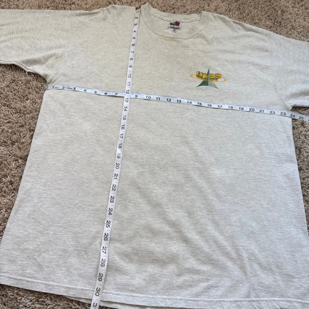 Vintage 2000 Alien Interdiction USBP Fruit of the Loom T-Shirt XL Gray Humor